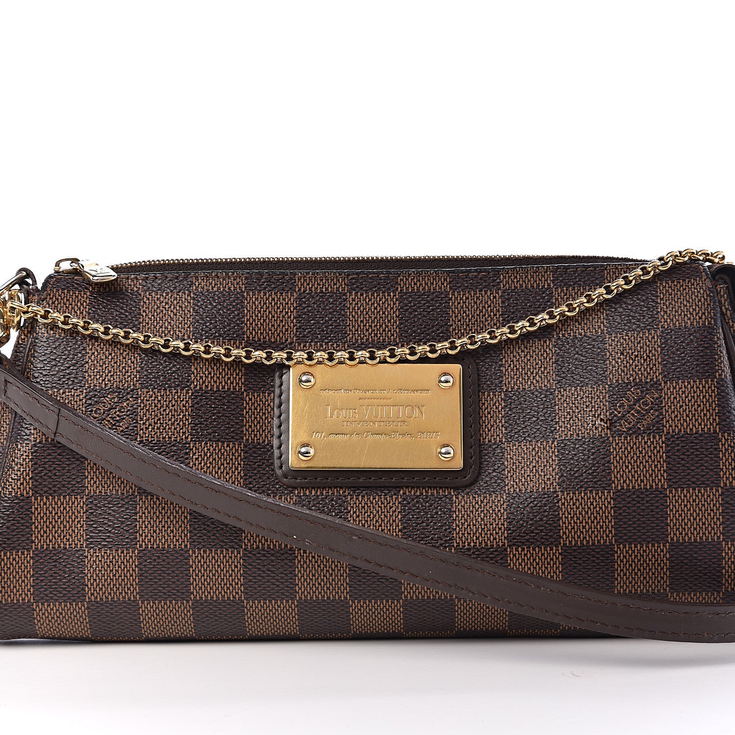 Louis Vuitton Damier Ebene Eva Clutch 7 of 7