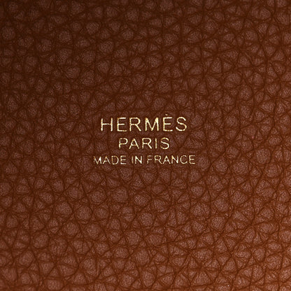 Hermes Taurillon Clemence Picotin Lock 18 PM Gold 6 of 13