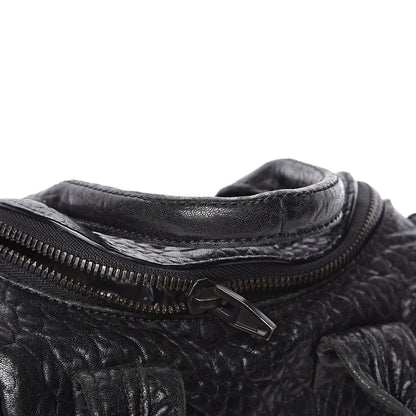 Alexander Wang Pebbled Lambskin Mini Rockie Black Matte Black Hardware 12 of 12