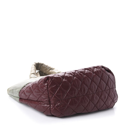 Chanel Nylon Quilted Small Coco Cocoon Reversible Tote Gray 13 of 17