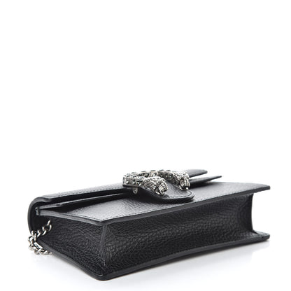 Gucci Calfskin Super Mini Dionysus Shoulder Bag Black 4 of 9
