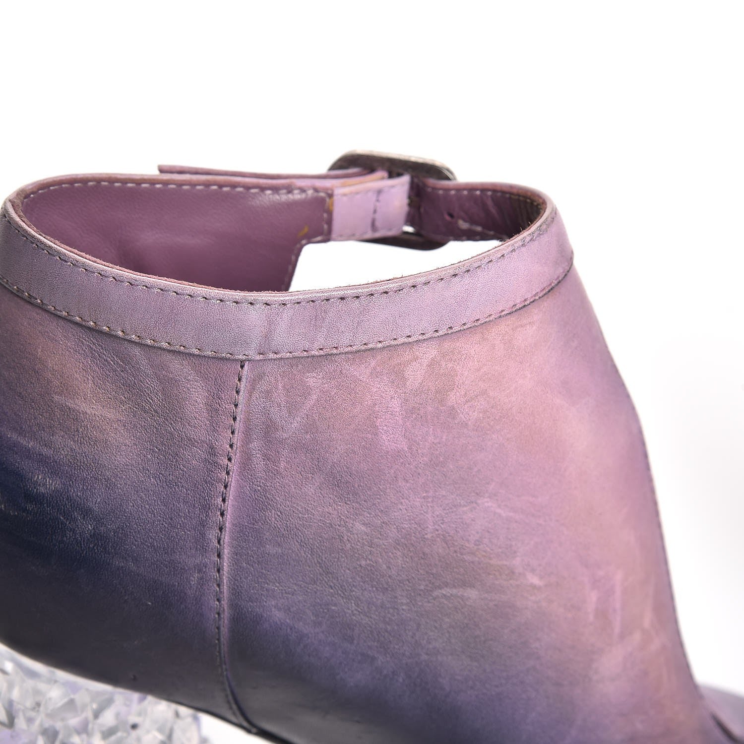 Chanel Lambskin Lucite Pump 35.5 Purple Clair 12 of 15