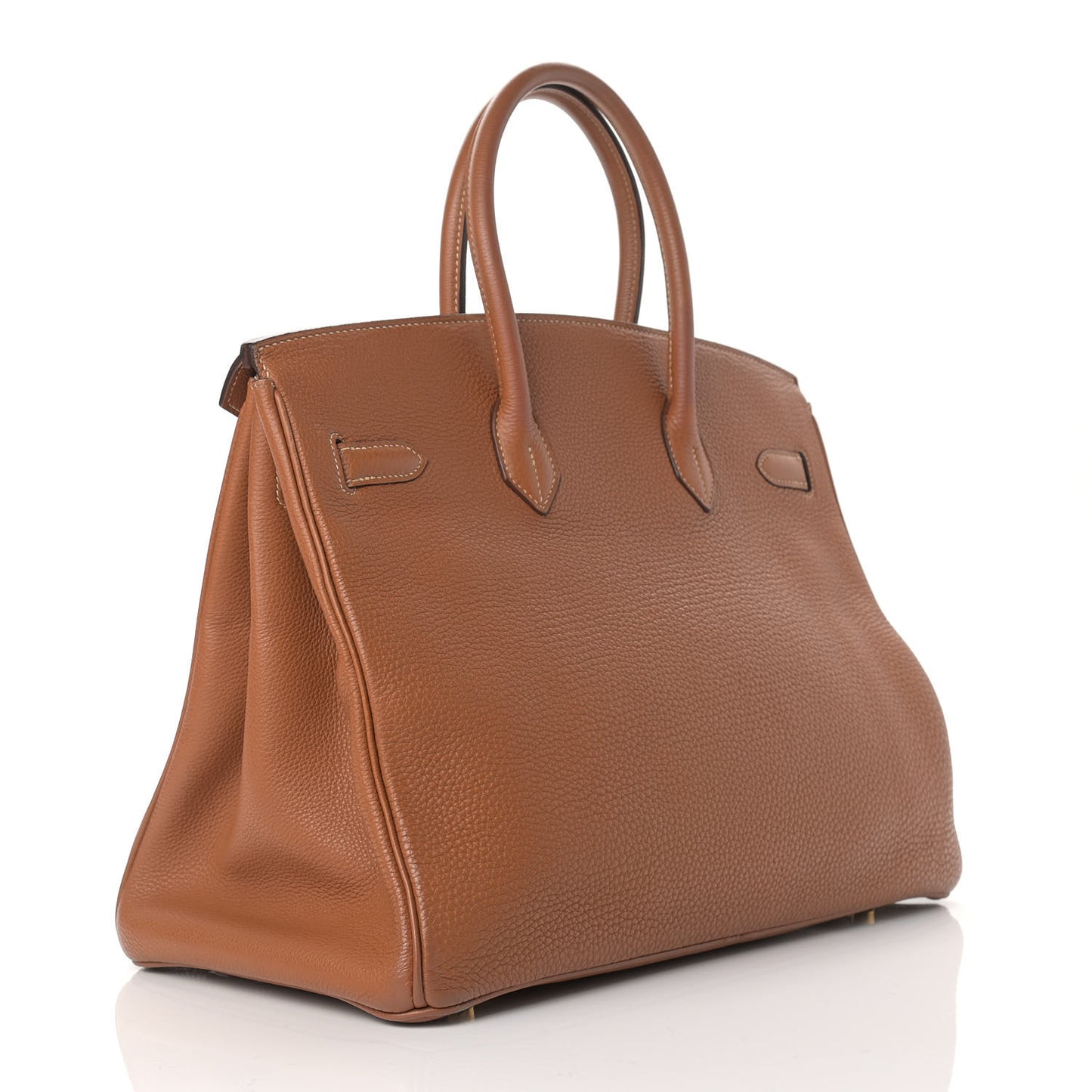 Taurillon Clemence Birkin 35 Gold