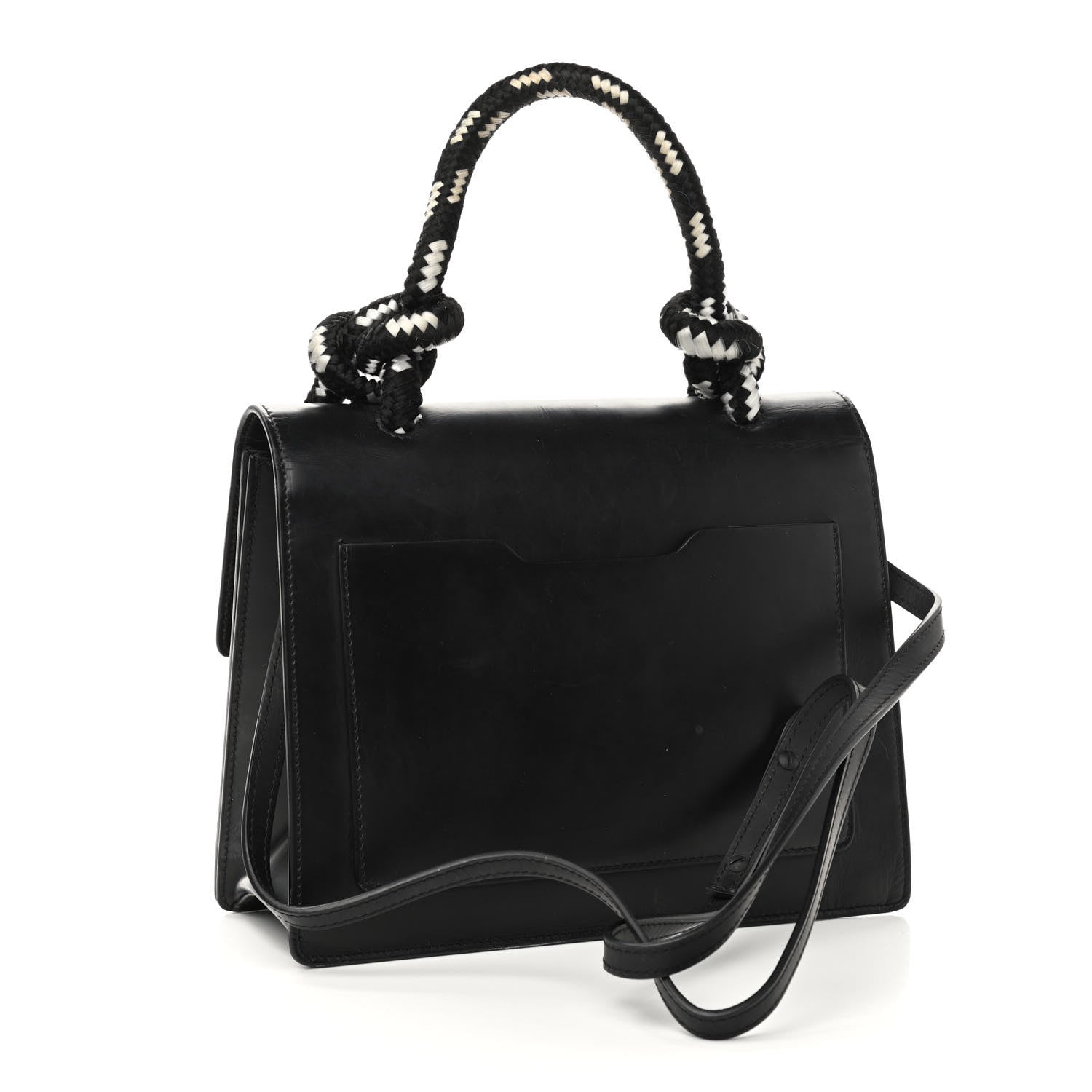 Off-White Calfskin 2.8 Jitney Gummy Bag Black 3 of 12
