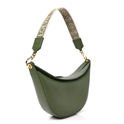 Loewe Satin Calfskin Jacquard Small Luna Bag Avocado Green 3 of 8