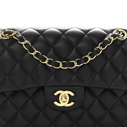 Chanel Lambskin Quilted Small Double Flap Black 8 of 14