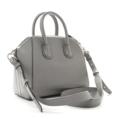 Givenchy Sugar Goatskin Mini Antigona Pearl Grey 3 of 12