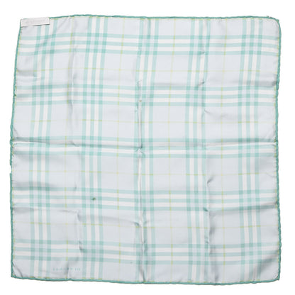 Burberry Silk Check Scarf Green 3 of 20
