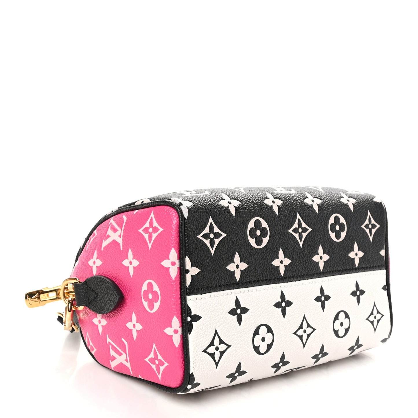 Empreinte Monogram Spring in the City Speedy Bandouliere 20 Black White Pink