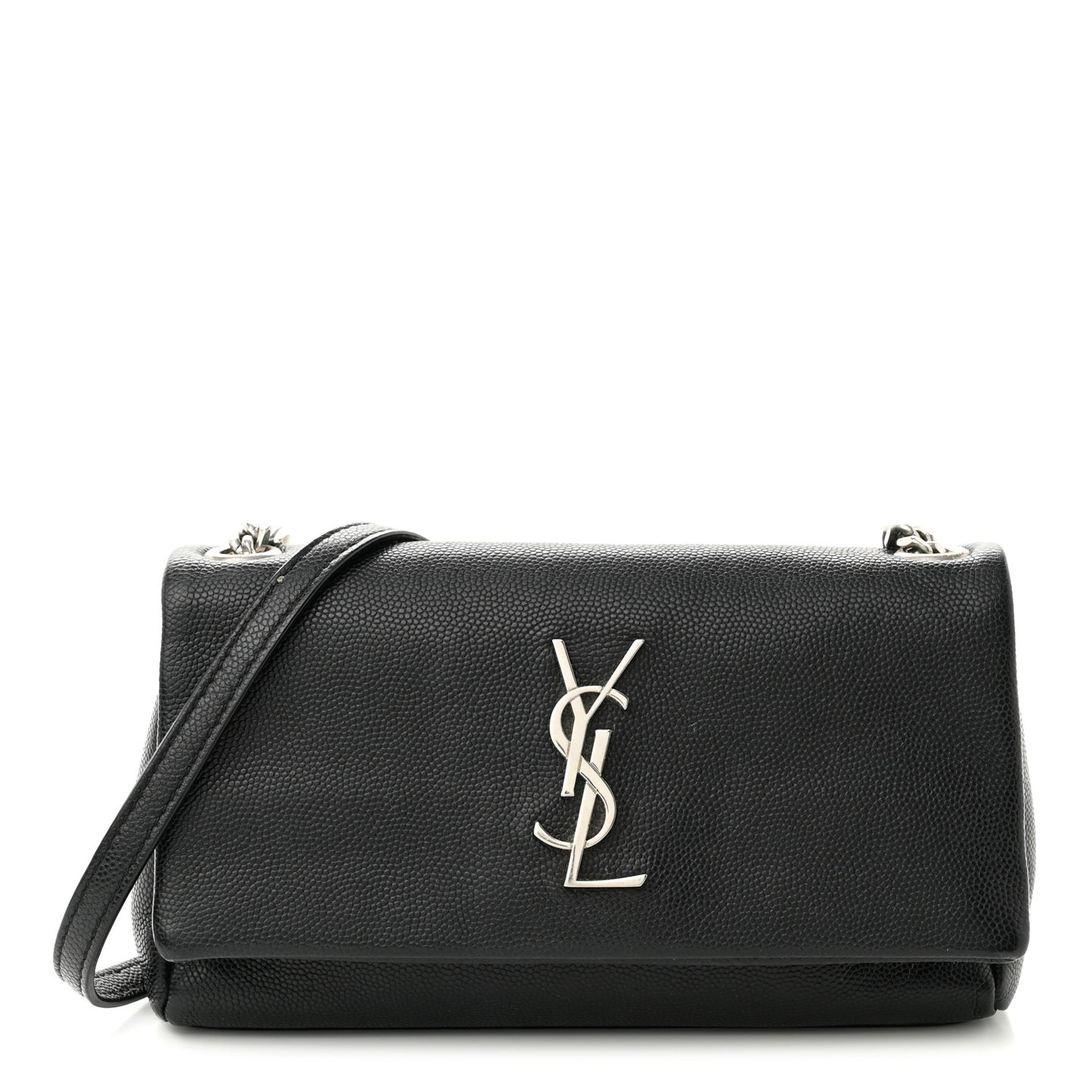 Grain De Poudre Monogram Toy West Hollywood Fold-Over Bag Black