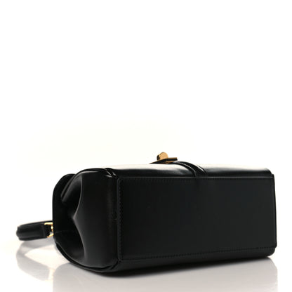 Celine Satinated Calfskin Mini 16 Top Handle Bag Black 4 of 10