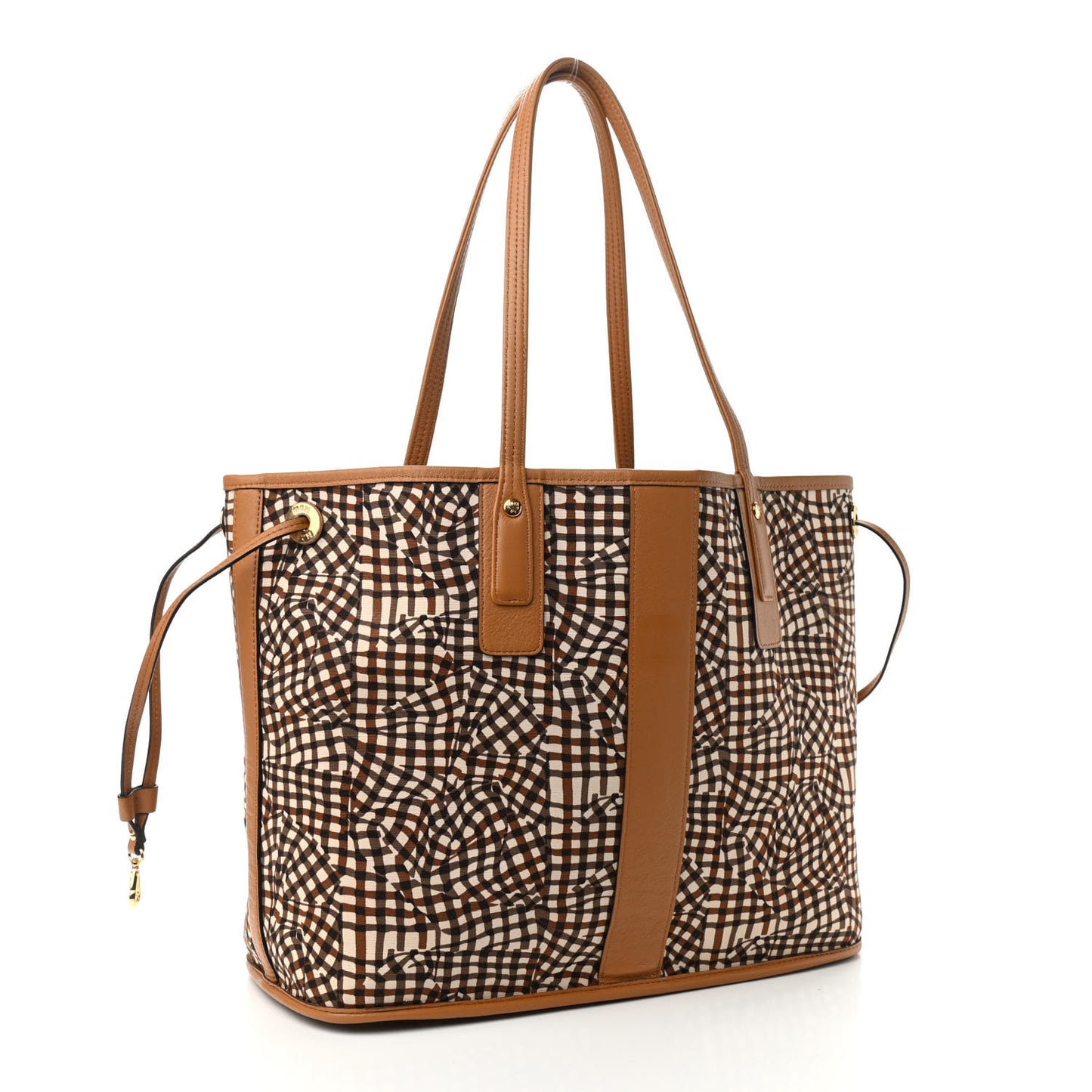 Visetos Medium Liz Reversible Shopper Tote Cognac