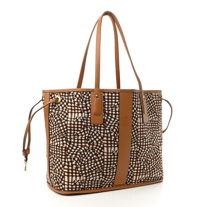 MCM Visetos Medium Liz Reversible Shopper Tote Cognac 5 of 13