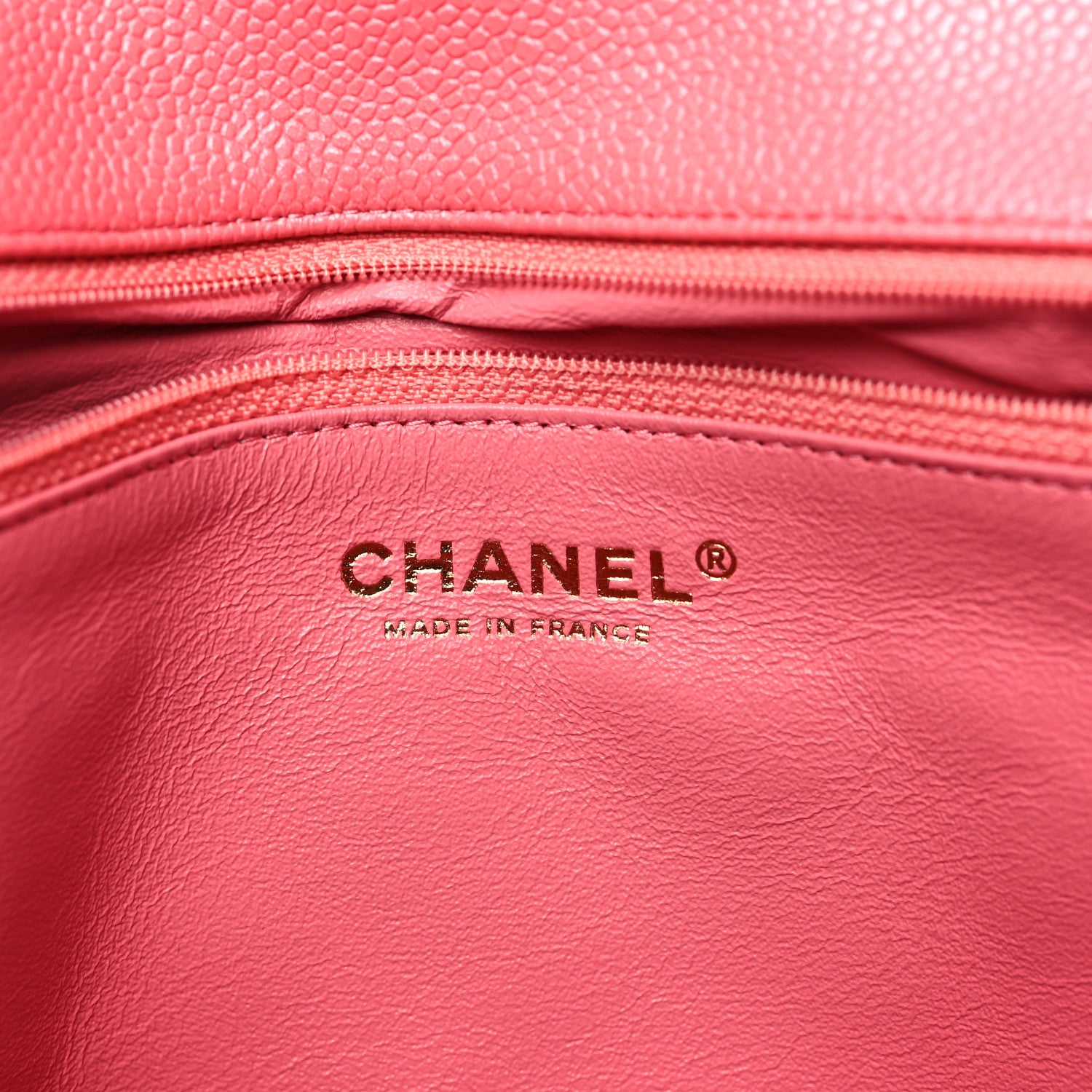 Chanel Caviar Quilted Flap Clutch Pink 6 of 10