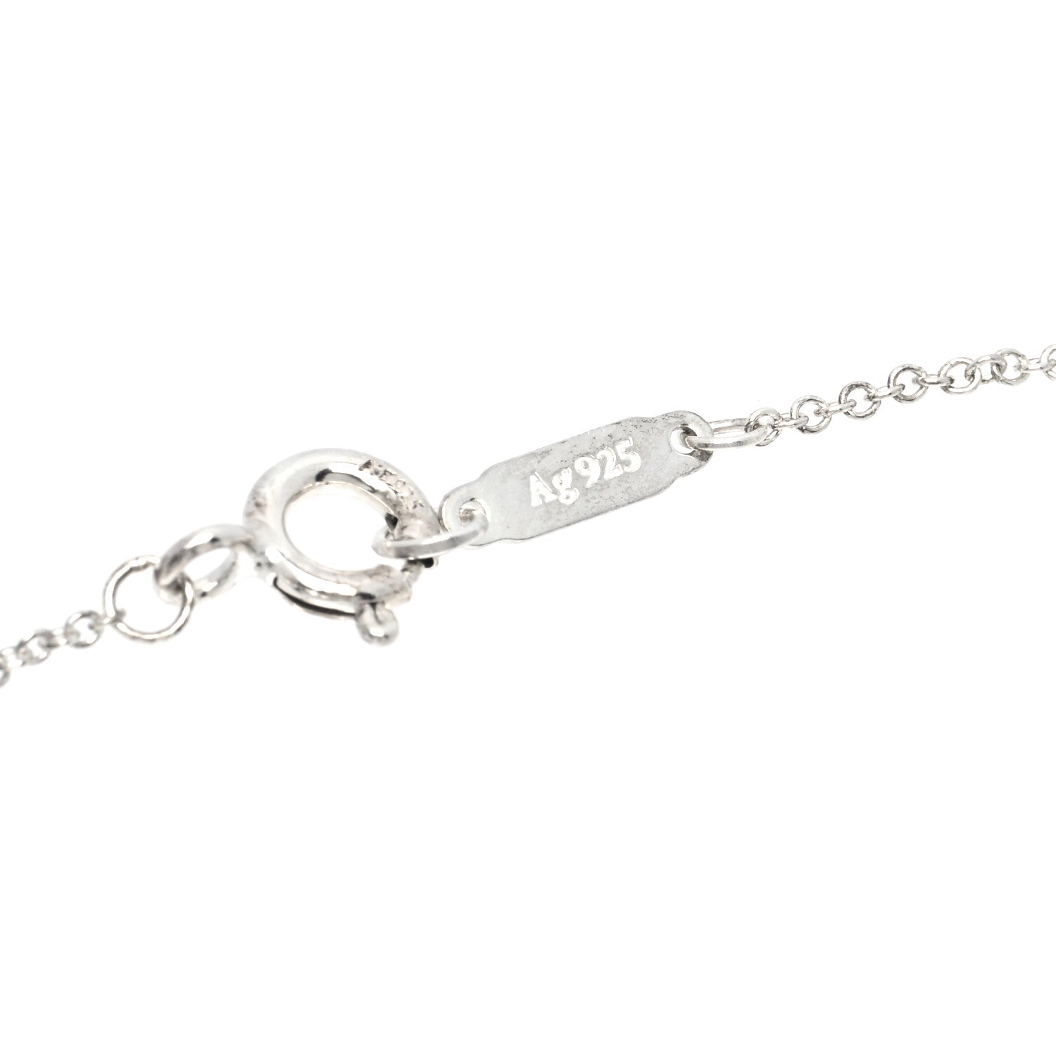 Tiffany Sterling Silver Small Return to Tiffany Heart Pendant Necklace 6 of 7