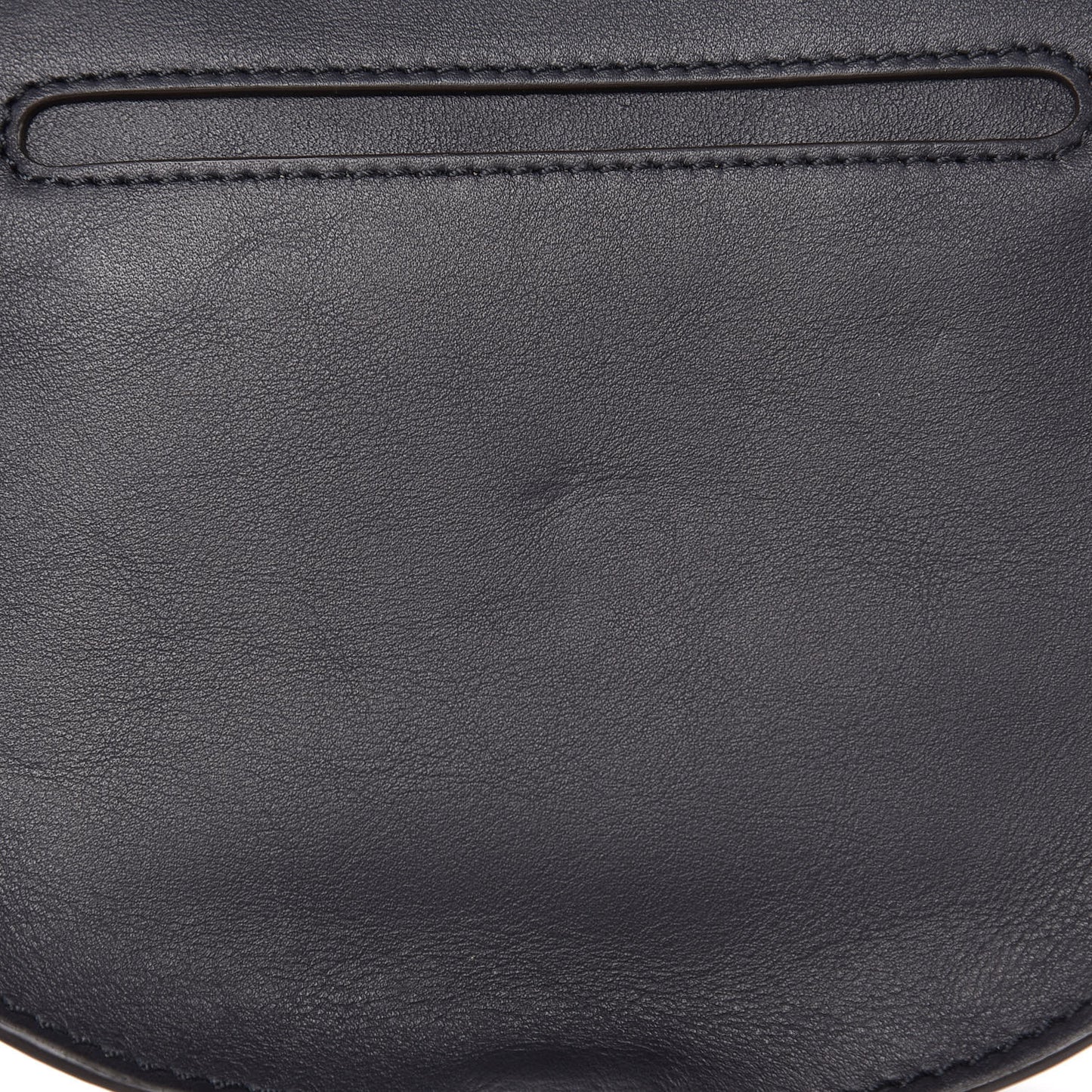 Calfskin Crocodile Embossed Mini Marcie Round Crossbody Bag Full Blue