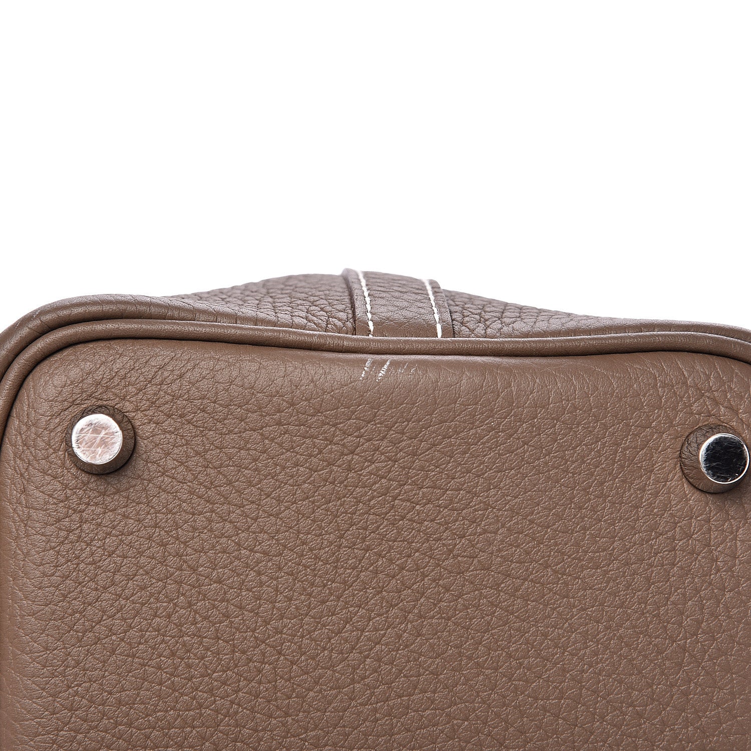 Hermes Taurillon Clemence Picotin Lock 18 PM Etoupe 7 of 10