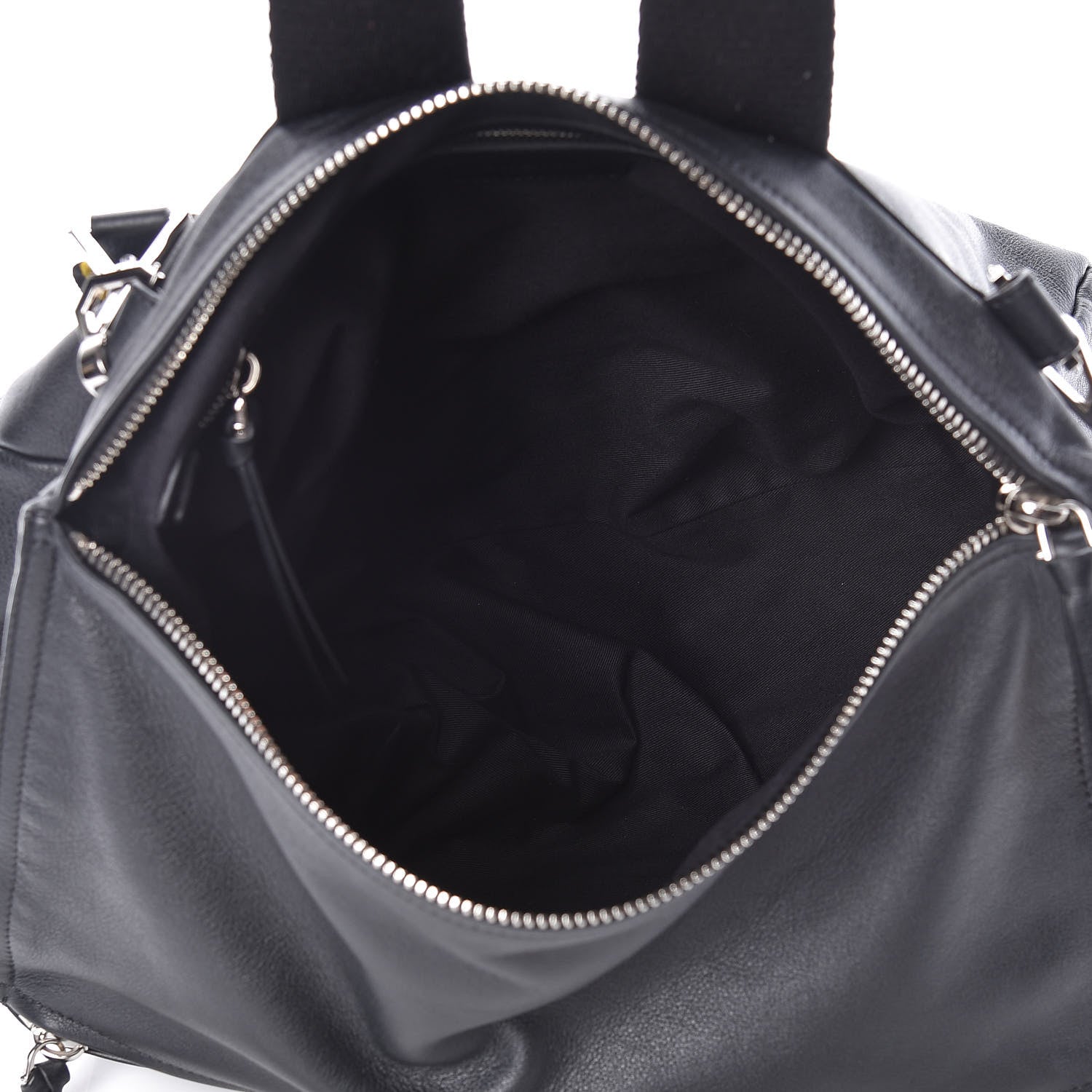 Givenchy Calfskin Large Pandora Logo Strap Black 5 of 9