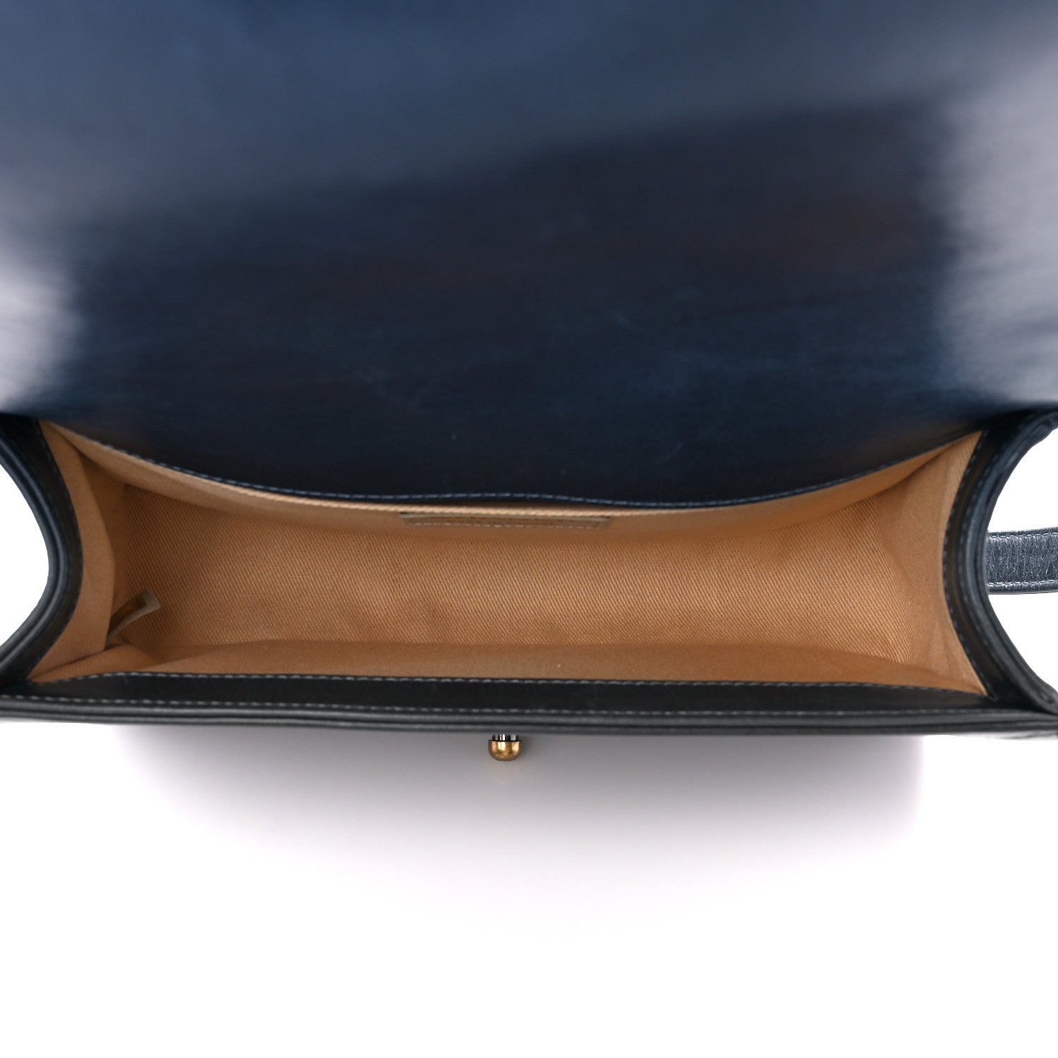 Chanel Glazed Calfskin Quilted Medium Boy Flap Blue 5 of 12