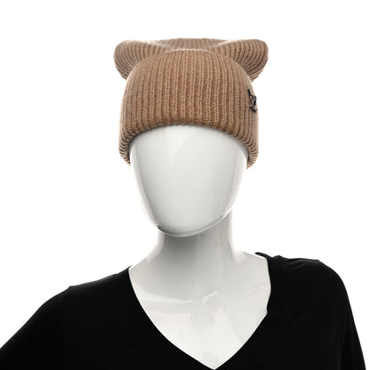 Louis Vuitton Cashmere LV Ahead Bonnet Beanie Camel 2 of 7