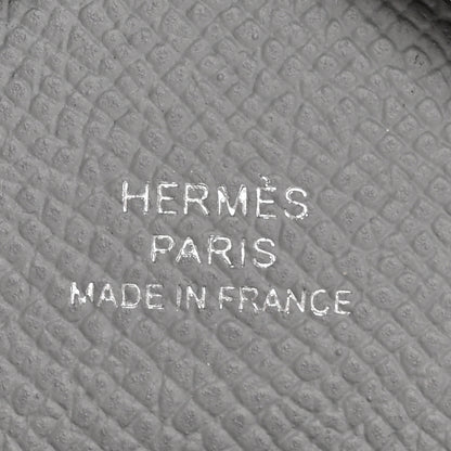 Hermes Epsom Calvi Duo Card Case Gris Pantin 6 of 8