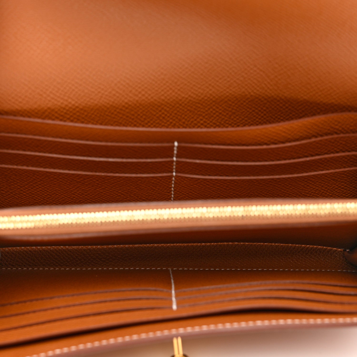 Hermes Epsom Kelly Longue Wallet Gold 5 of 8