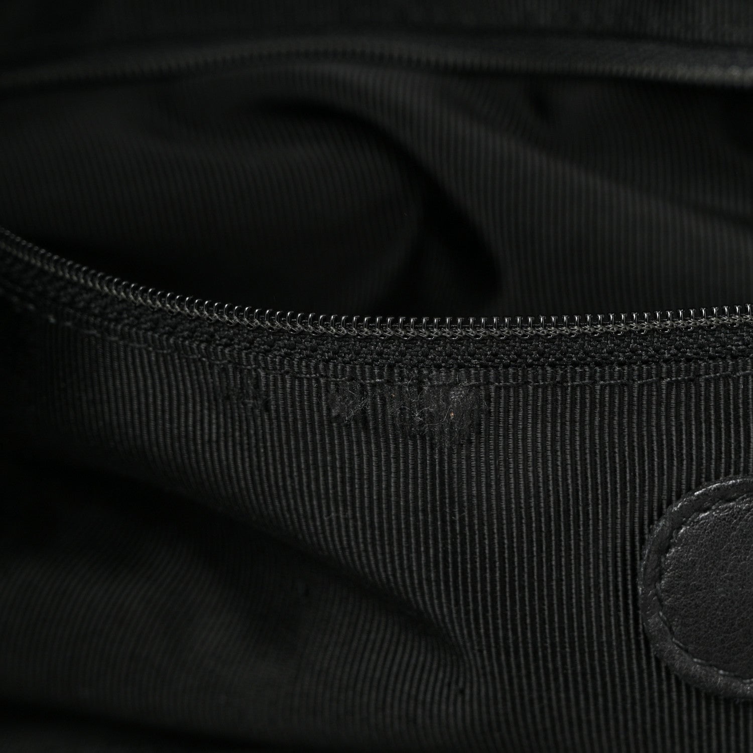 Chanel Calfskin Stitched XL Weekender Black 11 of 13