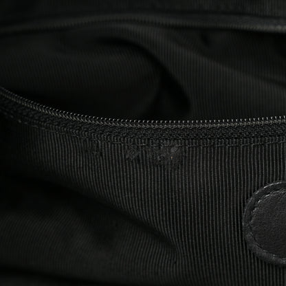 Chanel Calfskin Stitched XL Weekender Black 11 of 13