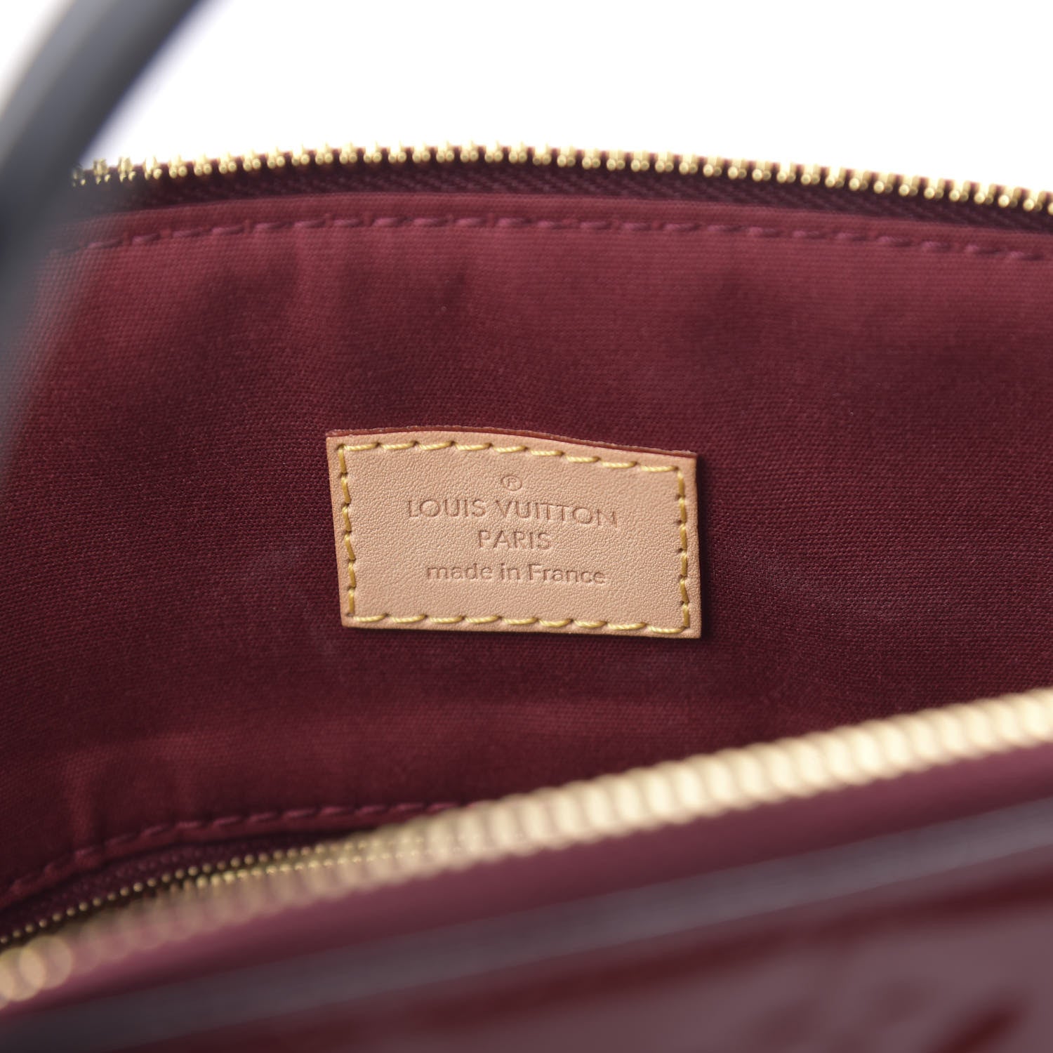 Louis Vuitton Vernis Lockit PM Griotte 6 of 10