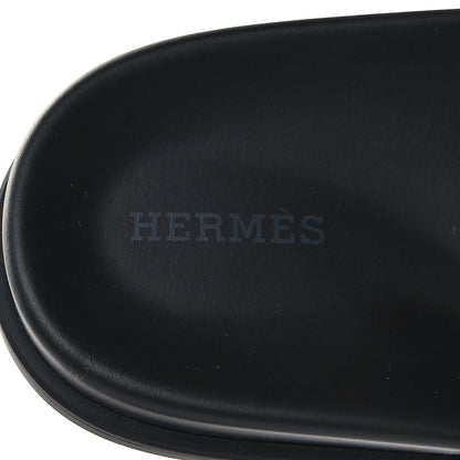 Hermes Suede Crystal Womens Chypre Sandals 39 Black 8 of 9
