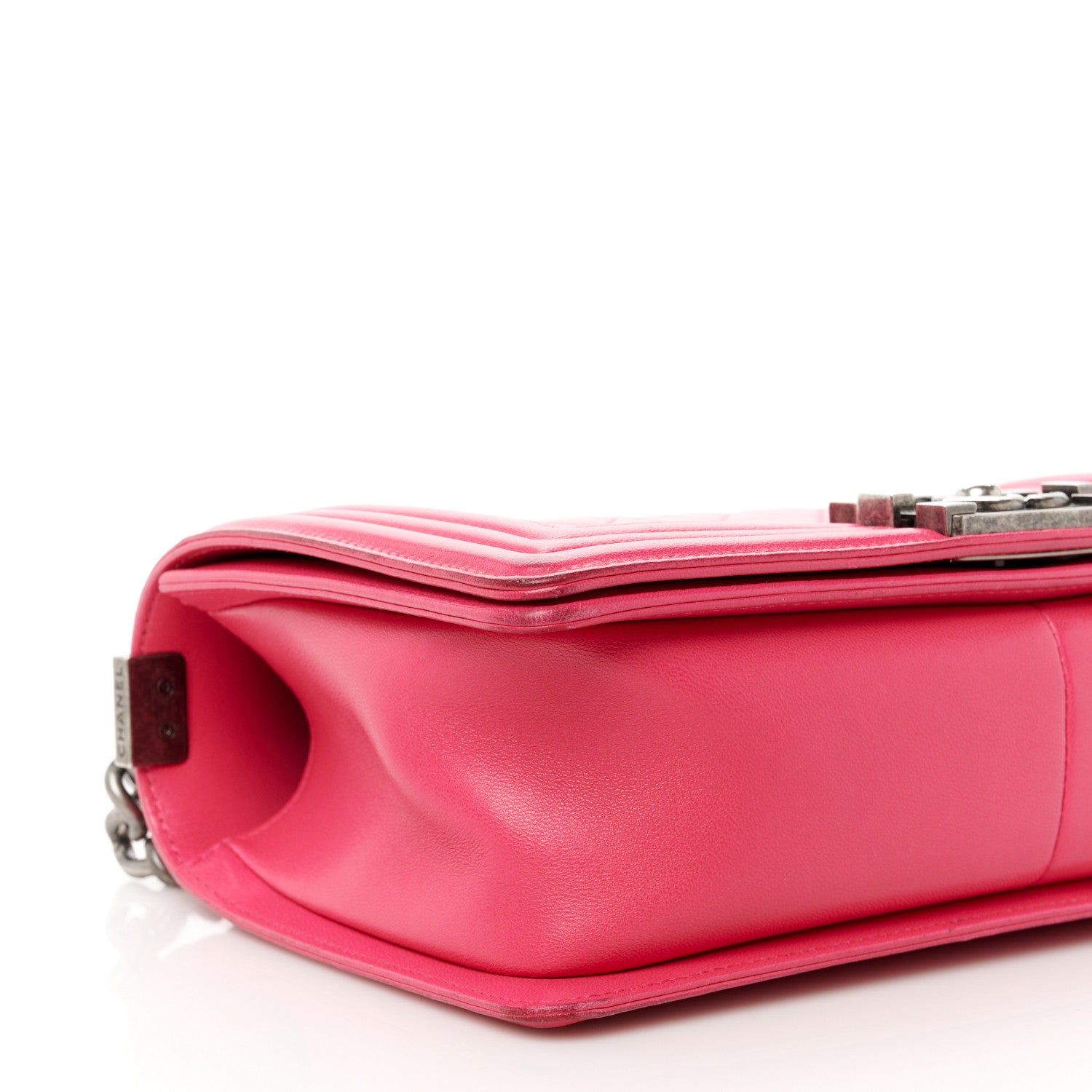 Chanel Calfskin Quilted Medium Boy Flap Pink 9 of 14