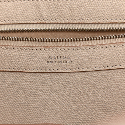 Celine Grained Calfskin Medium Horizontal Cabas Phantom White 6 of 17