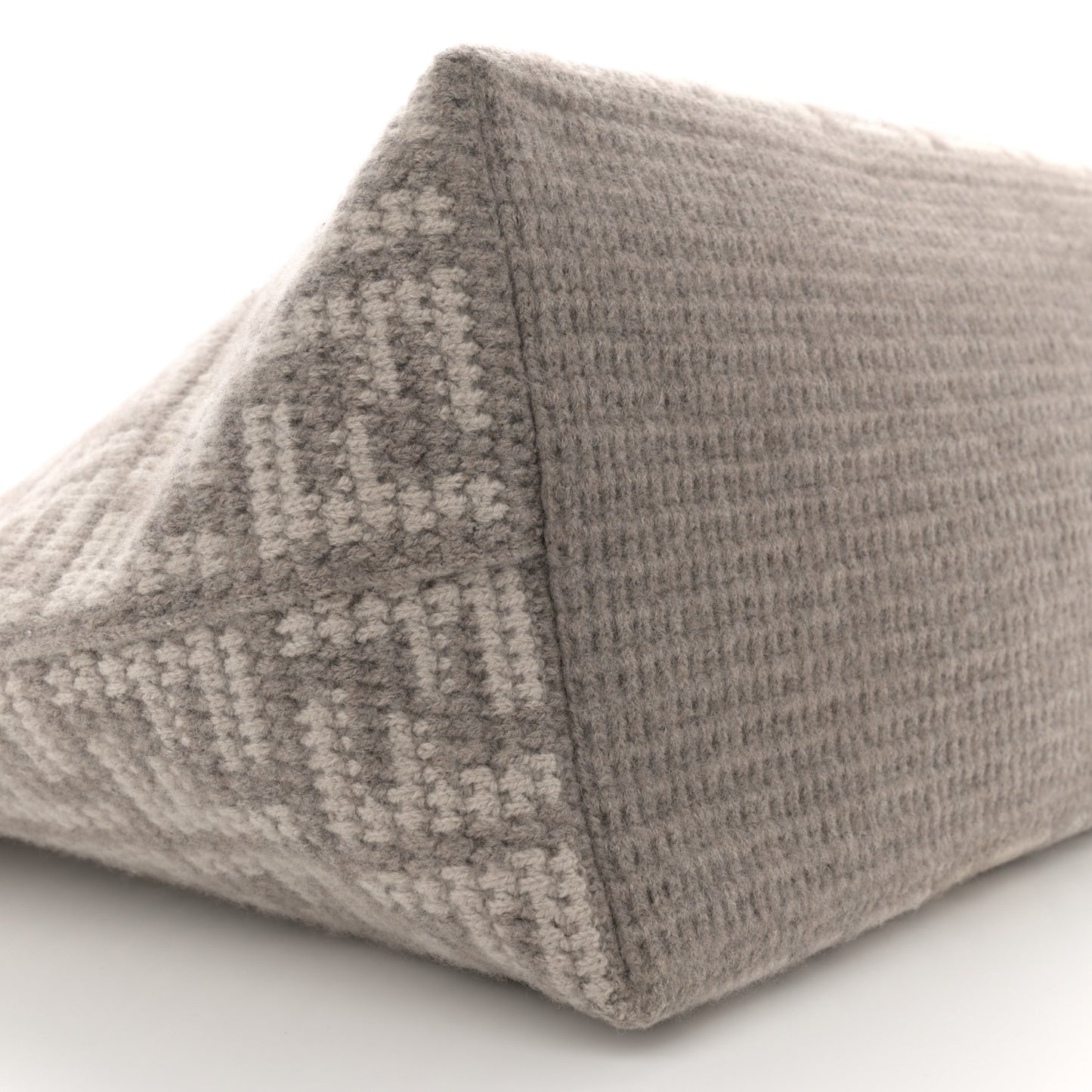 Cashmere Knit FF Large Shopper Tote Tortora