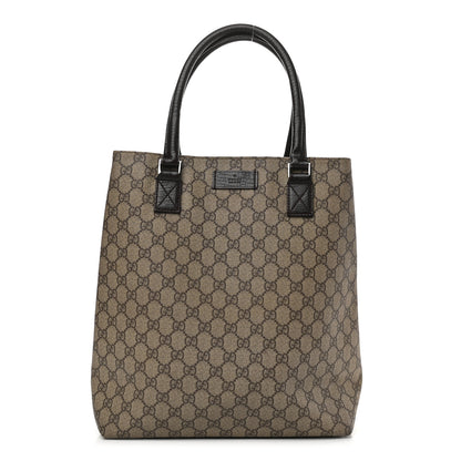 Gucci GG Plus Monogram Small Vertical Tote Dark Brown 1 of 14