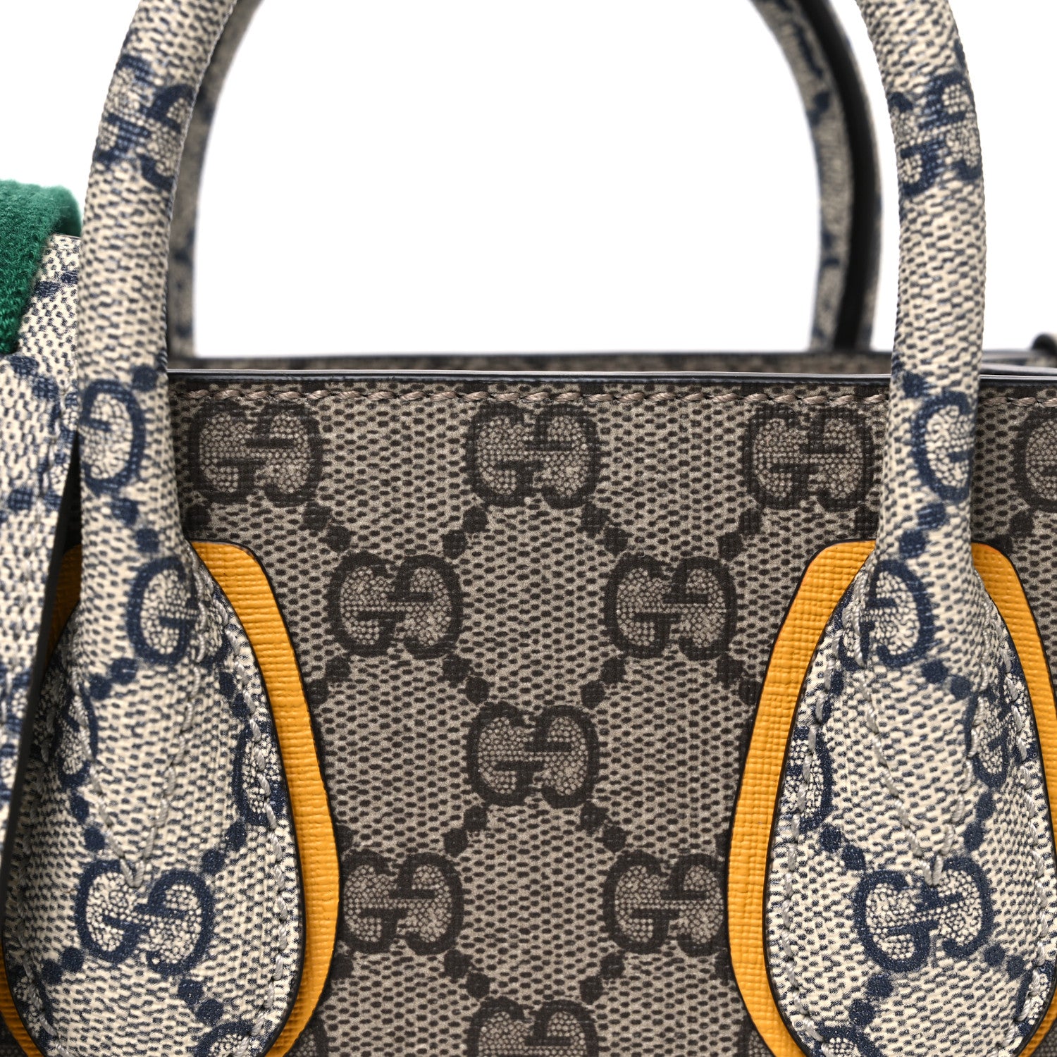 Gucci GG Supreme Monogram Exquisite Mini Vertical Tote Beige Ebony Blue Crop Live Red 8 of 10