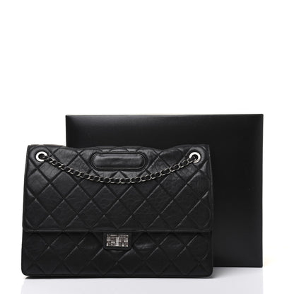 Chanel Washed Lambskin Maxi Take Away Flap Bag Black 23 of 23