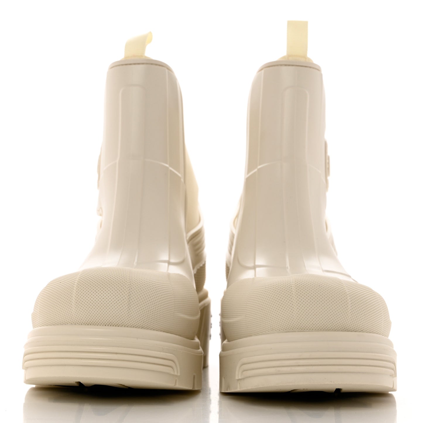 Neoprene Rubber Dior Genesis 30mm Ankle Boots 41 Off White