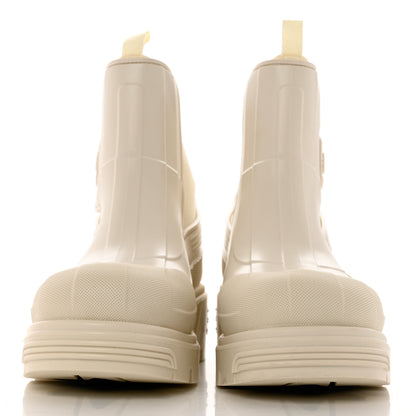 Christian Dior Neoprene Rubber Dior Genesis 30mm Ankle Boots 41 Off White 2 of 9