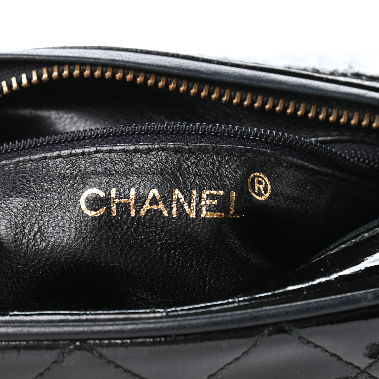 Chanel Patent Tassel Quilted Shoulder Bag Black 6 of 10