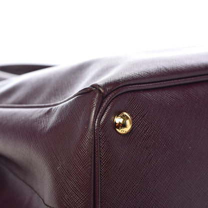 Prada Saffiano Large Galleria Double Zip Tote Granato 14 of 20