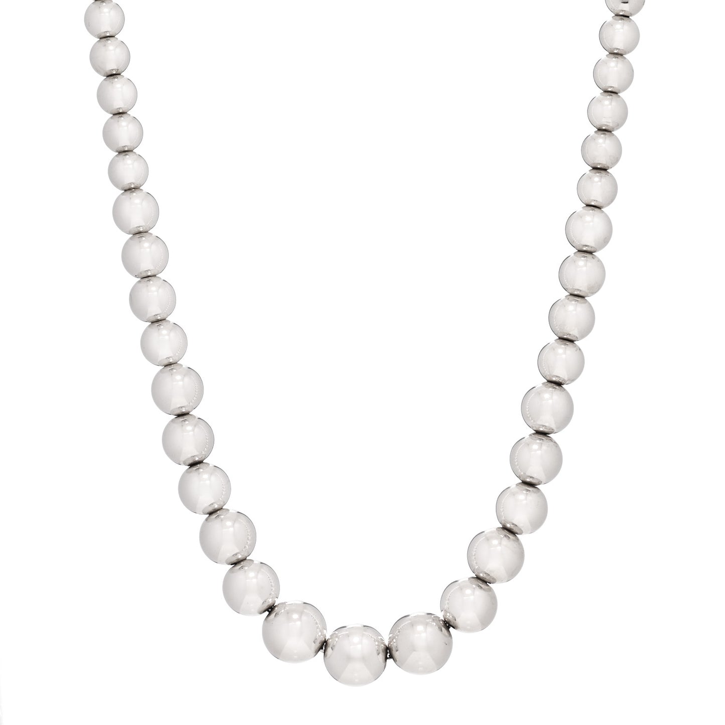 Sterling Silver HardWear Graduated Ball Necklace