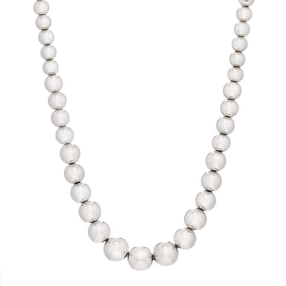 Tiffany Sterling Silver HardWear Graduated Ball Necklace 1 of 5