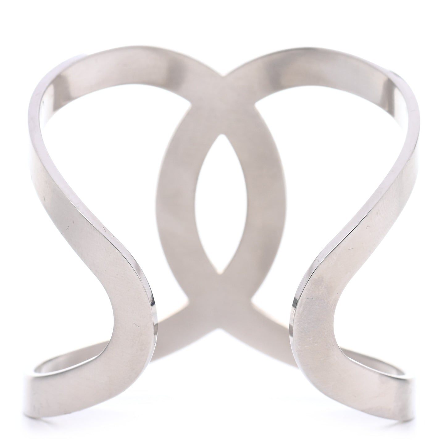 Metal CC Cuff Silver