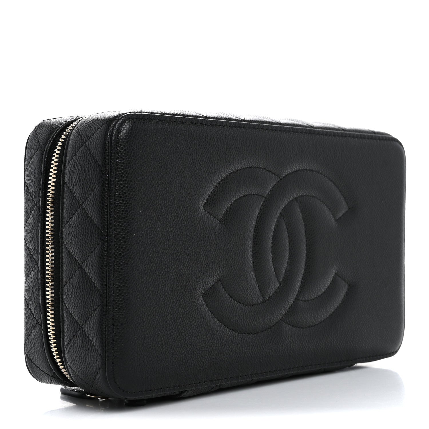 Chanel Caviar Large Jewelry Box Black 4 of 8