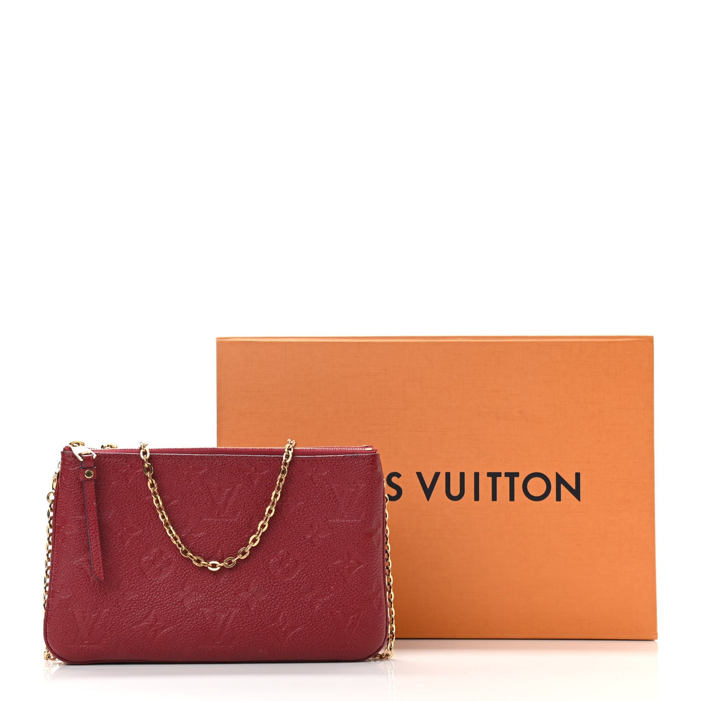 Empreinte Double Zip Pochette Cherry Berry