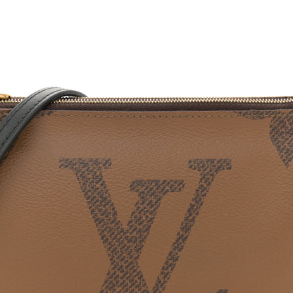 Louis Vuitton Reverse Monogram Giant Double Zip Pochette 8 of 11