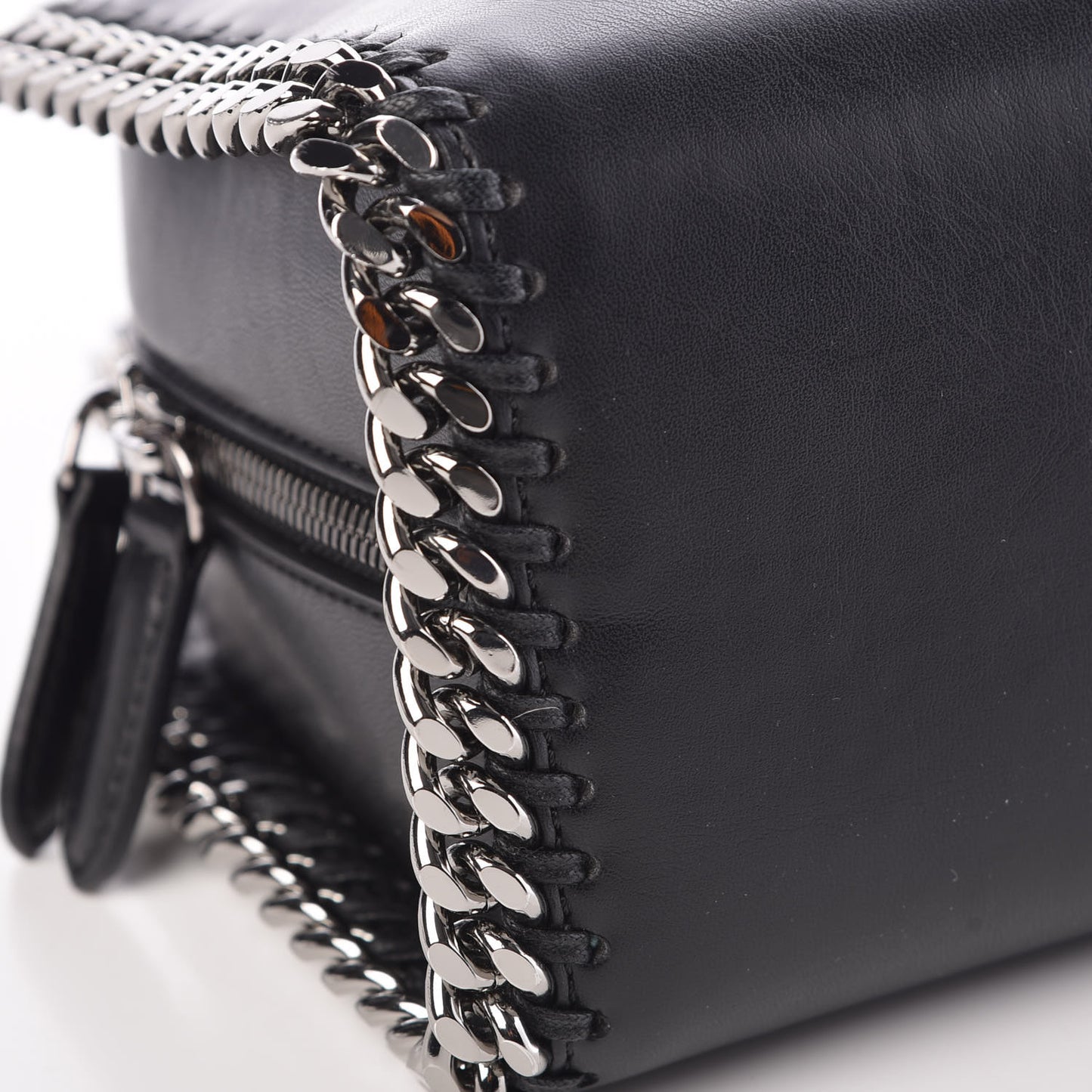 Eco Alter Nappa Mini Falabella Box Top Handle Bag Black