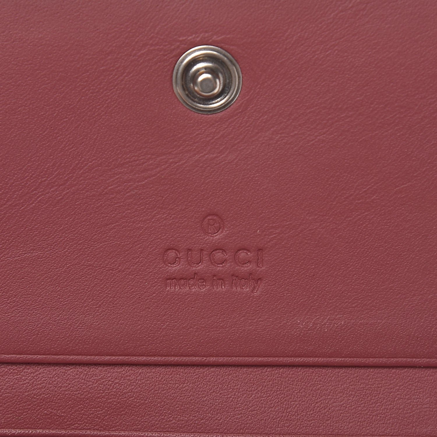 Gucci GG Supreme Monogram Blooms Card Case Beige Multicolor Dry Rose 6 of 8