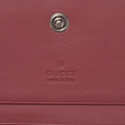 Gucci GG Supreme Monogram Blooms Card Case Beige Multicolor Dry Rose 6 of 8