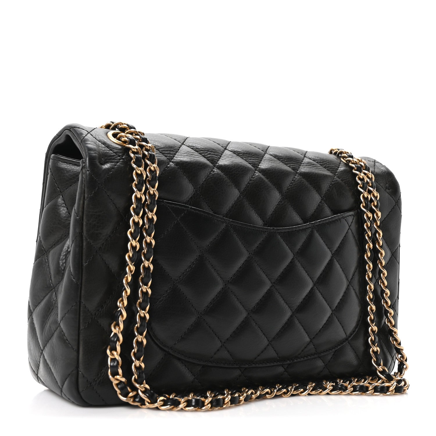 Chanel Calfskin Quilted Rock The Corner Flap Black 3 of 10